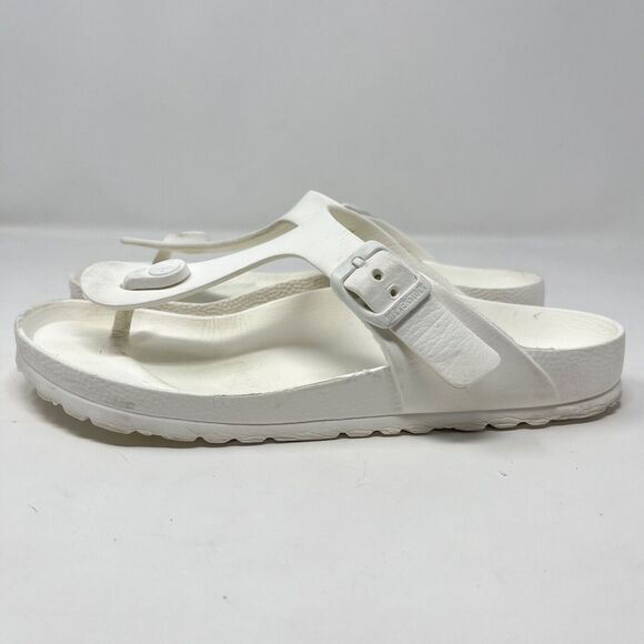Women’s Birkenstock Gizeh Essentials EVA Slide Sandal White Size 36 - Picture 3 of 11